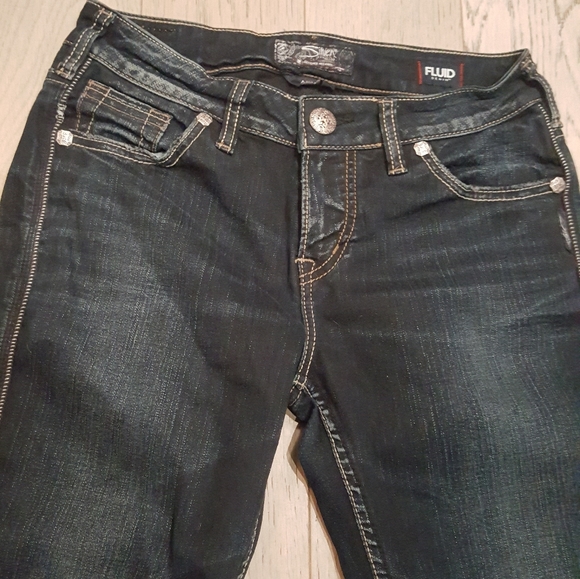 Silver fluid pants - Picture 3 of 5